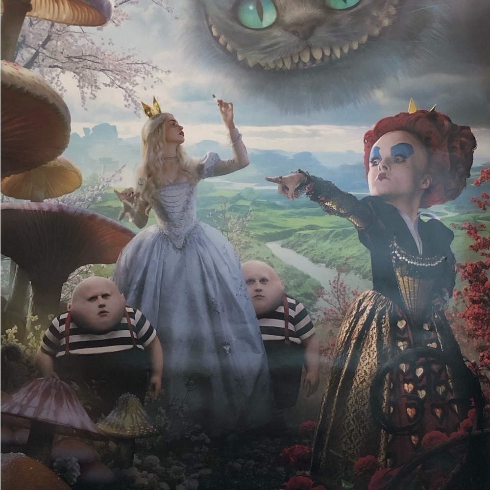 Alice in wonderland  triptych posters (2) Disney 22 x 34 2010 EUC Trends Int.
